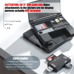 Caja de Almacenamiento y Lector Multifuncional para Tarjetas SD y Micro SD - Image 3