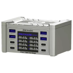 Cargador Inteligente QC 3.0 con 4 Puertos USB y 4 Puertos Tipo C, Mechanic V-POWER 8