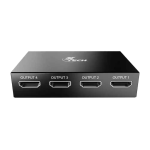 Multiplicador HDMI de 4 Salidas + Adaptador de Alimentación, XHA420