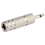 Adaptador Hembra Mono de 1/4 a Plug de Audio Mono 3.5mm, Metálico - Image 2
