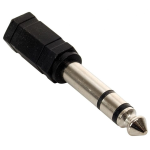 Adaptador Hembra Plug 3.5mm a Plug de Audio Estéreo 1/4