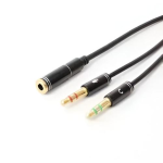 Adaptador de Audio de 2 Plug 3.5 Machos a 3.5 Hembra - Image 2