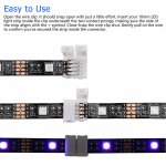 Conector para Unir Tiras de Led RGB de 4 Pines - Image 3