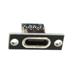 Conector Tipo C Hembra con PCB, USB 3.1 con Placa de Fijación