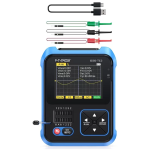 Osciloscopio Digital Portatil, con Probador de Transistores y Generador de Señal 3 en 1, Ancho de Banda de 500 KHz, pantalla LCD de 2.4”, FNIRSI DSO-TC3