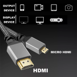 Cable Micro HDMI Macho a HDMI Macho 4K de 30CM - Image 2
