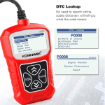 Escáner Automotriz OBD2, Color Rojo, KW310 - Image 4