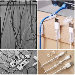 Organizador de Cables Tipo Clip, Transparente - Image 2