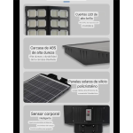 Lampara Led Solar de 2500W para Exteriores con Control Remoto - Image 3