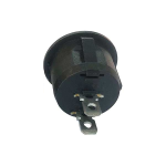 Switch Rocker On-Off Redondo Negro de 2 Pines, 250VAC 6A/10A - Image 2
