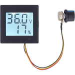 Controlador para Velocidad de Motor DC con Voltímetro y Amperímetro, 12VDC-36VDC 5A