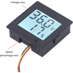 Controlador para Velocidad de Motor DC con Voltímetro y Amperímetro, 12VDC-36VDC 5A - Image 4