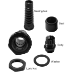 Prensaestopas NPT de 1/2" con Alivio de Tensión, Impermeable IP68 con Tuerca de Seguridad Ajustable - Image 3