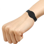 Pulsera de Silicona RFID 13.56 Mhz, Color Negro - Image 2