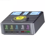 Cargador Inalámbrico Inteligente con 2 Puertos USB y 3 Puertos Tipo C + Enchufes para Carga, Mechanic S-POWER