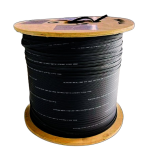 Bobina de Cable de Fibra Óptica con Guía, 2 Hilos, 1000 Metros, Teletechno TTFC-ADC01-G657-SX