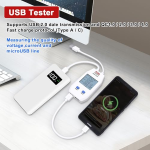 Tester Probador Voltaje y Amperaje Digital, Color Blanco, UNI-T UT658DUAL - Image 3