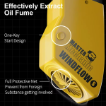 Mini Extractor de Humo USB para Microscopio, Color Amarillo, Mechanic WINDFLOW S - Image 3