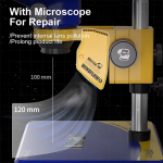 Mini Extractor de Humo USB para Microscopio, Color Amarillo, Mechanic WINDFLOW S - Image 2