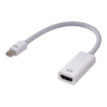 Adaptador Mini DisplayPort a HDMI, Color Blanco