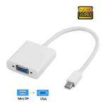 Adaptador de Mini DisplayPort a VGA, Color Blanco