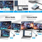 Adaptador USB Tipo C a VGA Hembra y HDMI - Image 4