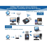Adaptador USB WiFi 150Mbps + Bluetooth V.4.0 - Image 3