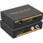 Extractor de Audio HDTV de 1080P a HDTV/Óptico Toslink(SPDIF)/RCA(L/R)