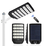 Lampara Led Solar de 2000W para Exteriores con Control Remoto