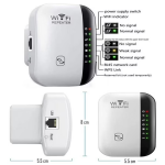 Repetidor WiFi de 300 Mbps, 300M Color Blanco - Image 2