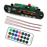 Módulo de Decodificación y Amplificador MP3, 2X25W con Entrada para Tarjeta SD, JQ-D026BT-A