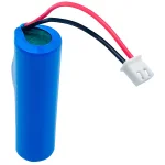 Batería Recargable de Litio 3.7V, 2500 mAh, con Cable JST, 18650