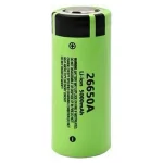 Batería Recargable de Litio 3.7V, 5000 mAh, 26250A, Color Verde