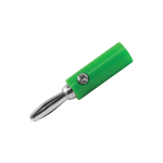 Conector Banana 4MM, Color Verde