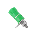 Bornera para Chasis Tipo Banana 3.3X1.1CM, Color Verde