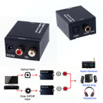 Conversor Audio Digital a Audio Analógico (Óptico Digital / Coaxial Digital a RCA) + Fuente de Alimentación - Image 2