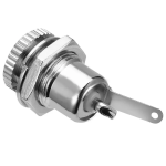 Plug de Poder Hembra Metálico 2.1X 5.5 mm para Chasis - Image 2