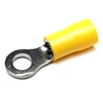 Terminal Eléctrica de Argolla, Color Amarillo para Cable 10-12AWG, RV5.5-4L