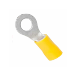Terminal Eléctrica de Argolla, Color Amarillo para Cable 10-12AWG, RV5.5-5