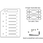 Soporte de de Acrílico para Unidades HDD y SSD de 3.5″ - Image 3