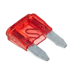Mini Fusible Automotriz 10A, Color Rojo