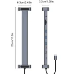 Hub USB Multifunción 10 en 1, Color Gris - Image 6