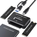 Estación de Acoplamiento USB para Unidades de Almacenamiento HDD de 2.5", SSD de 2.5" y M.2