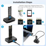 Estación de Acoplamiento USB para Unidades de Almacenamiento HDD de 2.5", SSD de 2.5" y M.2 - Image 3