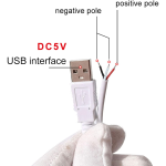Cable USB de 1 Metro con Switch y Atenuador, Color Blanco - Image 3