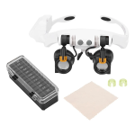 Lupa de Cabeza con 2 Led Frio/Caliente + 14 Lentes, 3225-21SX