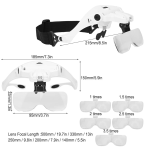 Lupa de Cabeza Recargable con 2 Led, 9892B2C - Image 3