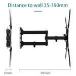 Soporte Universal con Inclinación y Giro para TV´s y Monitores de 26"-52", CP304B - Image 2