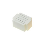 Mini Protoboard de 25 Puntos, Color Blanco, ZY-25