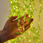 Cortina de 200 Luces Blanco Cálido Tipo Hoja para Decoración - Image 2